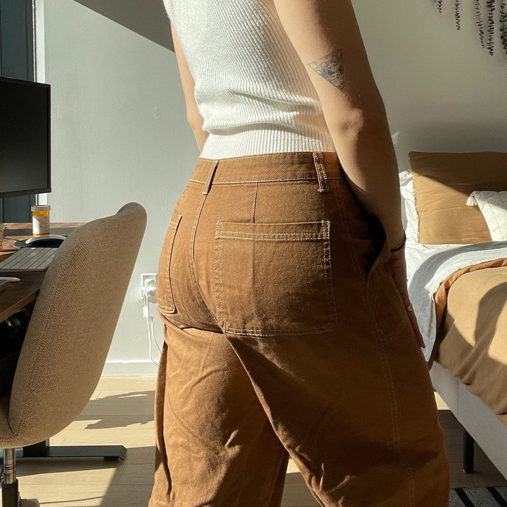 Brown Carpenter Pants